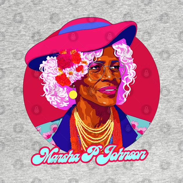 Marsha P Johnson /\/ Queer Icon Design by DankFutura